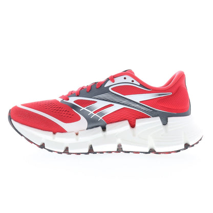 Reebok Floatzig 2 Mens Red Mesh Lace Up Athletic Running Shoes