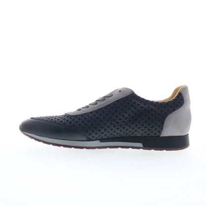 Mezlan 10025 Mens Black Leather Lace Up Lifestyle Sneakers Shoes