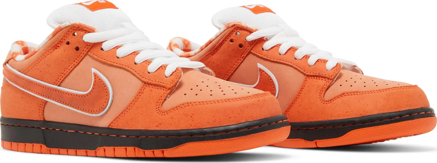 Nike Mens Concepts x Dunk Low SB Sneakers - 'Orange Lobster'