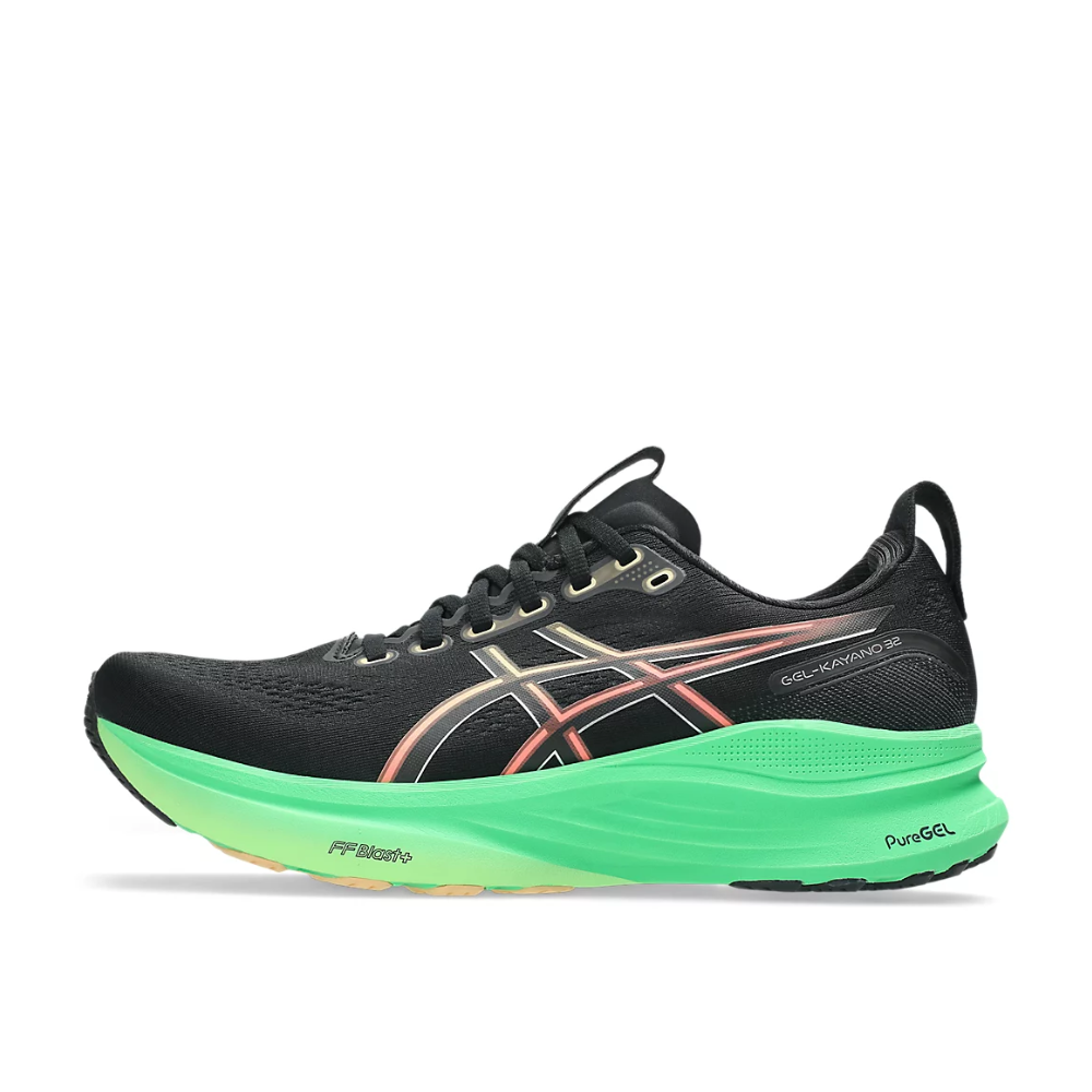 Gel-Kayano 32 Men's :Black | Vital Green