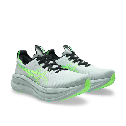 Gel-Nimbus 28 (2E) Men's :Cold Moss | Illuminate Green