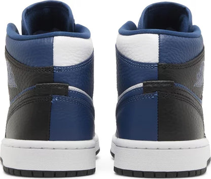 Nike Womens Air Jordan 1 Mid SE Sneakers - 'Split - French Blue'