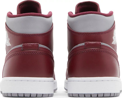 Nike Mens Air Jordan 1 Mid Sneakers - 'Cherrywood Red'