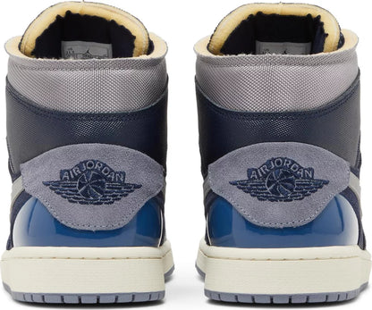 Nike Mens Air Jordan 1 Mid SE Craft Sneakers - 'Inside Out - Obsidian'