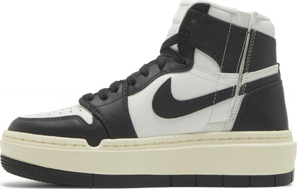 Nike Womens Air Jordan 1 Elevate High Sneakers - 'White Black'
