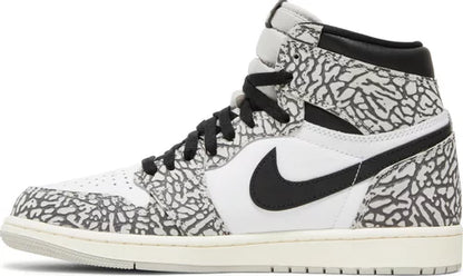 Nike Mens Air Jordan 1 Retro High OG Sneakers - 'White Cement'