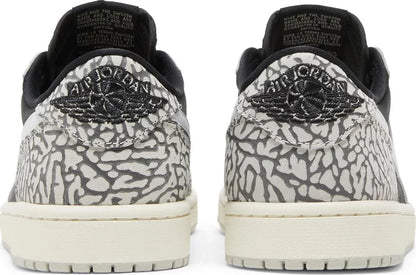 Nike Womens Air Jordan 1 Retro Low OG Sneakers - 'Black Cement'
