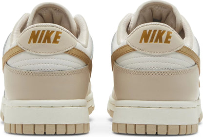 Nike Womens Dunk Low Sneakers - 'Gold Swoosh'