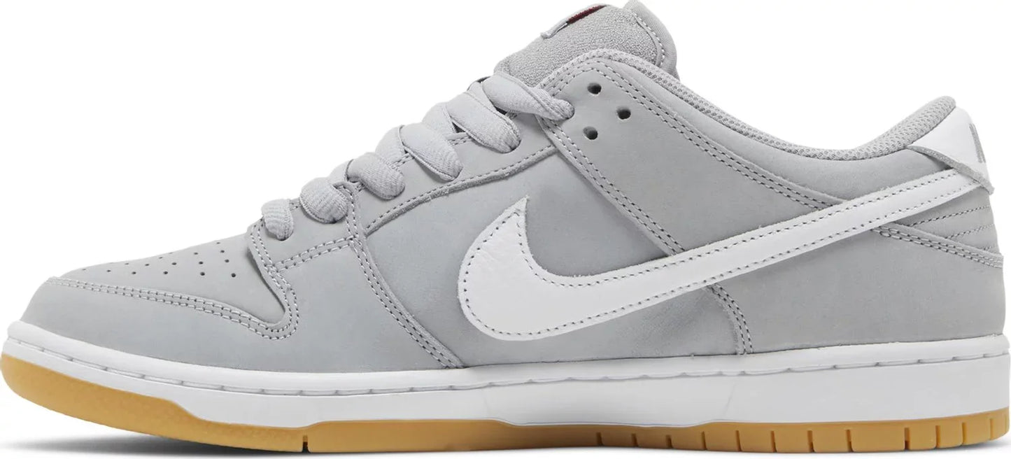 Nike Mens Dunk Low Pro ISO SB Sneakers - 'Wolf Grey Gum'