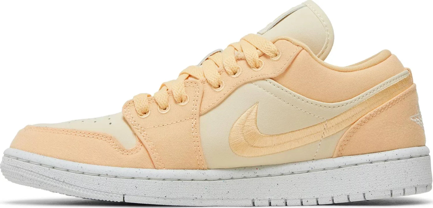 Nike Womens Air Jordan 1 Low SE Sneakers - 'Celestial Gold'