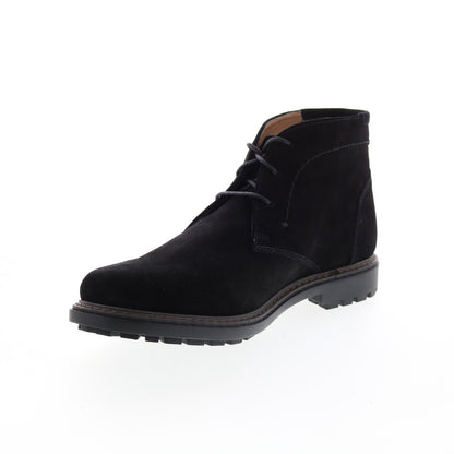Florsheim Field Chukka 11927-008-M Mens Black Suede Lace Up Chukkas Boots