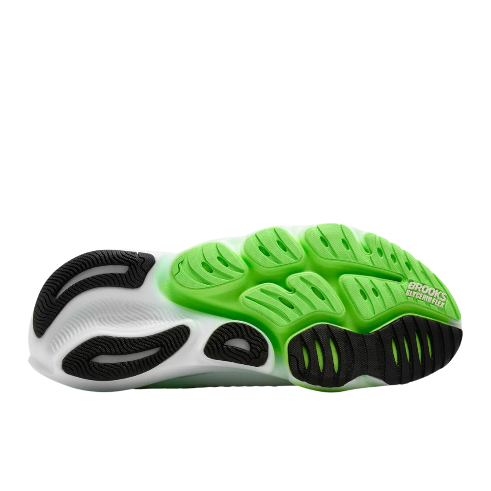 Glycerin Flex Men's :White | Green Gecko