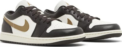 Nike Womens Air Jordan 1 Low Sneakers - 'Shadow Brown'
