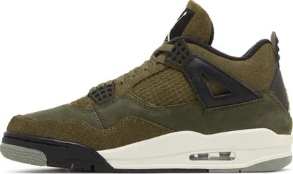 Nike Mens Air Jordan 4 Retro SE Sneakers - 'Craft - Olive'