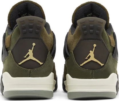 Nike Mens Air Jordan 4 Retro SE Sneakers - 'Craft - Olive'