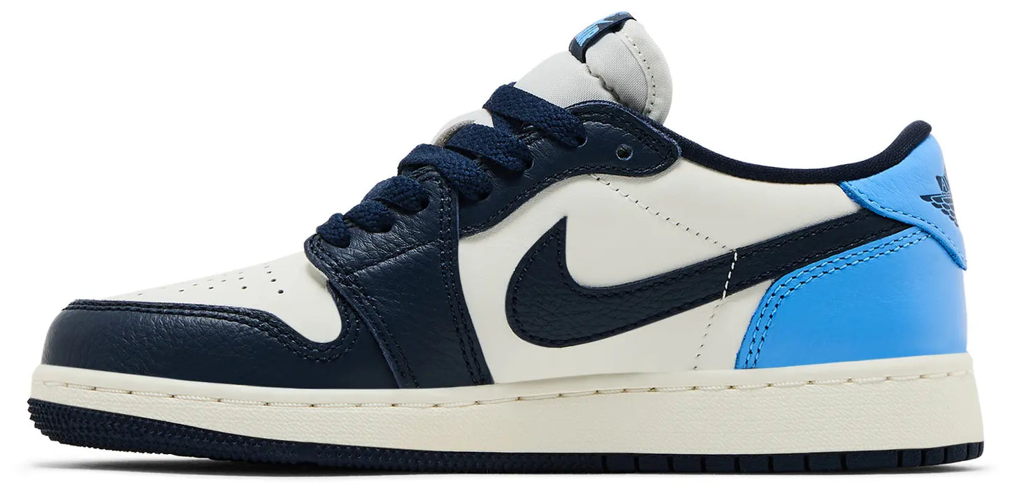 Air Jordan 1 Retro Low OG GS 'Obsidian UNC'