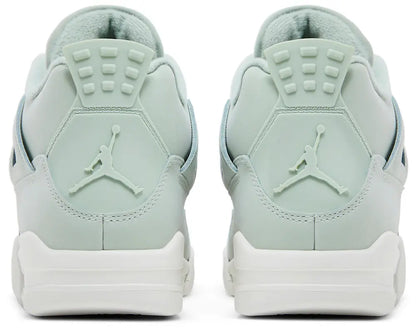 Nike Womens Air Jordan 4 Retro Sneakers - 'Abundance / Seafoam'