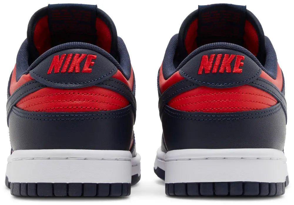 Nike Mens Dunk Low Sneakers - 'Red Obsidian Blue Co.Jp'