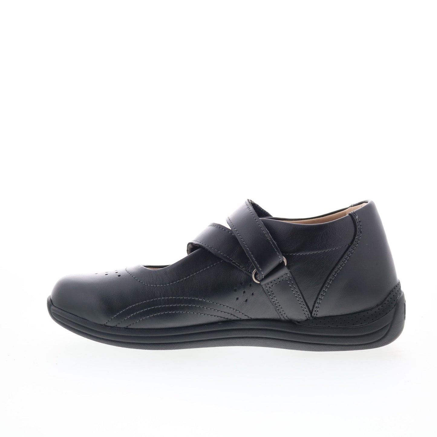 Drew Orchid 14370-12 Womens Black Narrow Leather Lifestyle Sneakers Shoes
