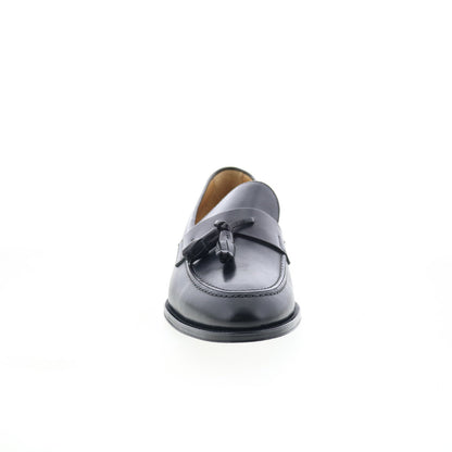 Zelli Italia Como Calfskin Mens Black Loafers & Slip Ons Casual Shoes