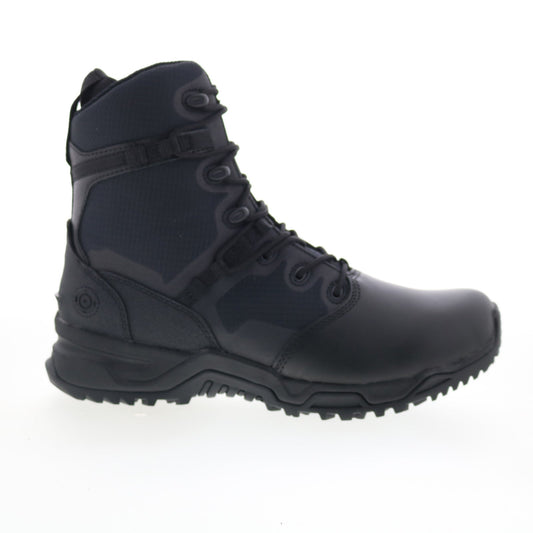 Original Swat Alpha Fury 8" Polishable Toe Side-Zip EN Mens Black Boots