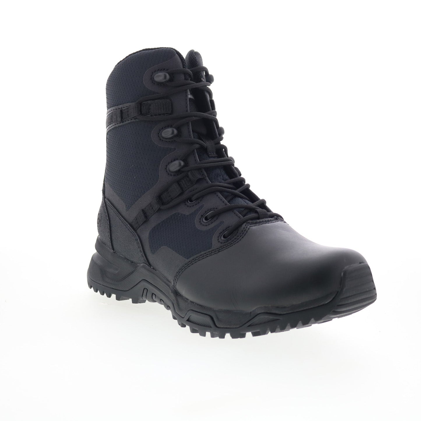 Original Swat Alpha Fury 8" Polishable Toe Side-Zip EN Mens Black Wide Boots
