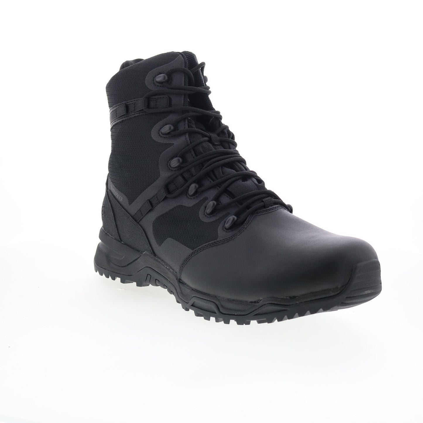 Original Swat Alpha Fury 8' Polishable Toe Side-Zip WP Mens Black Boots