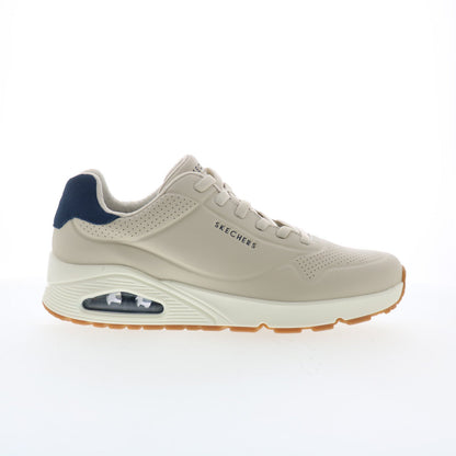 Skechers Uno - Tailored Air 183007-NTBL Mens Beige Lifestyle Sneakers Shoes