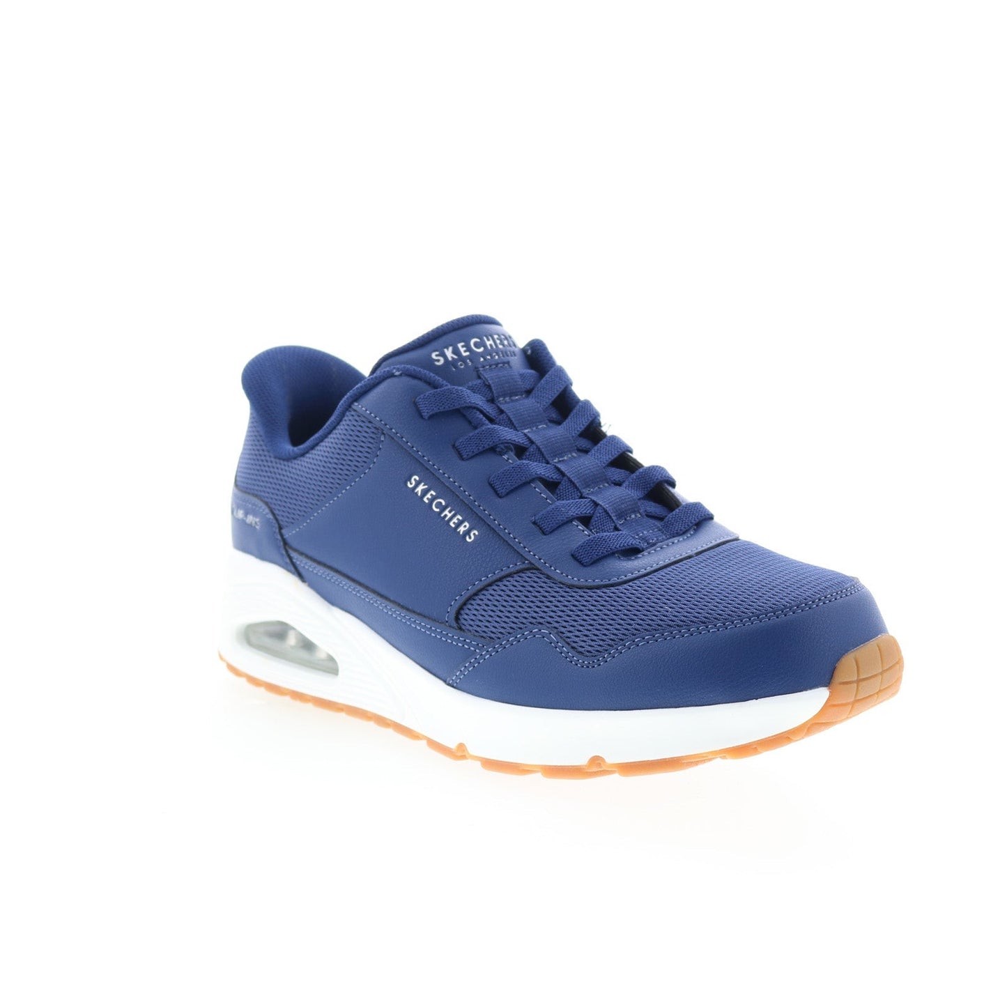 Skechers Uno - Banksia 183022W-NVY Mens Blue Wide Lifestyle Sneakers Shoes