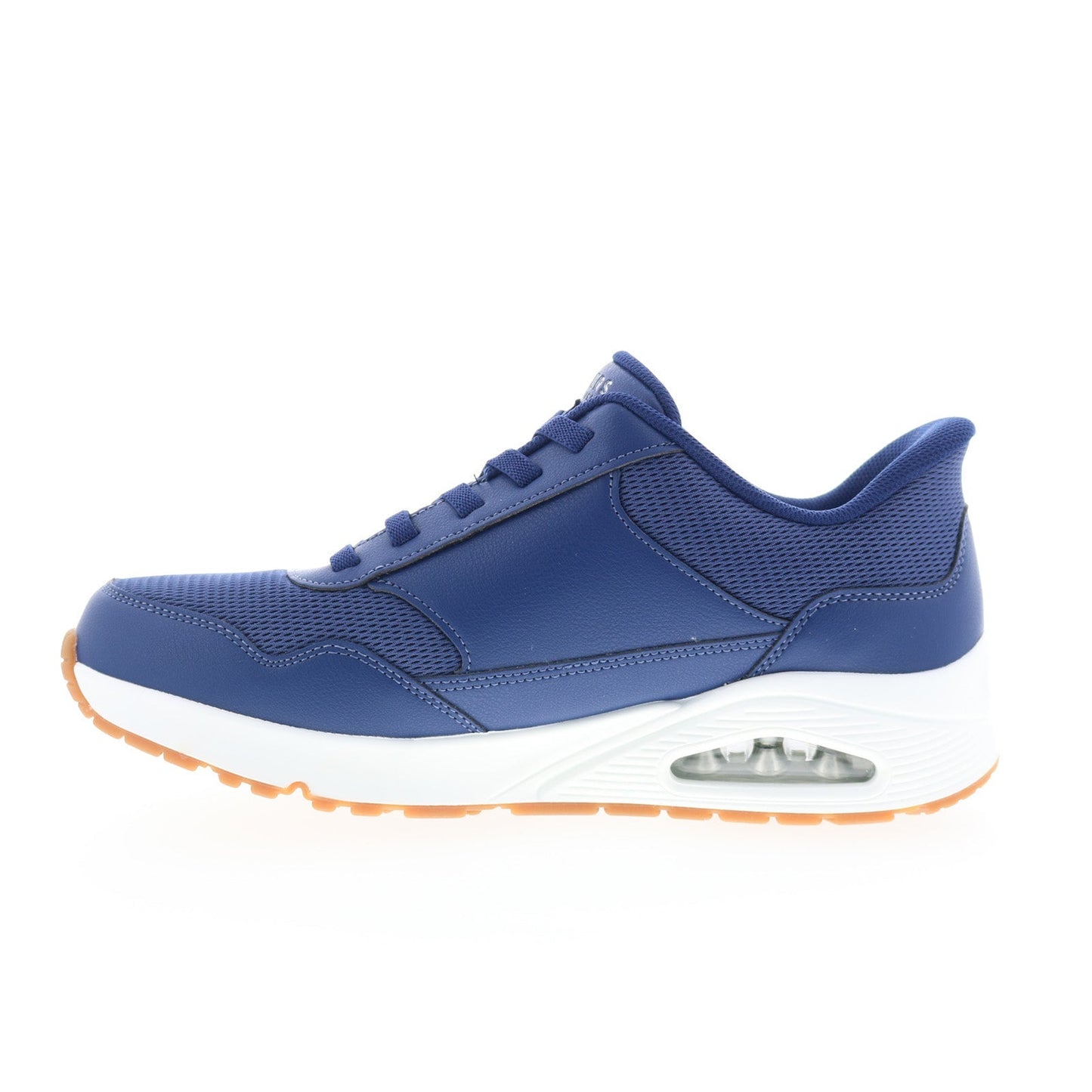Skechers Uno - Banksia 183022W-NVY Mens Blue Wide Lifestyle Sneakers Shoes