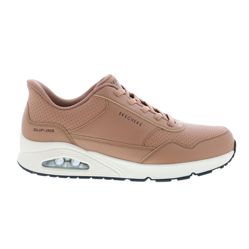 Skechers Slip-ins UNO - Banksia Luxe Mens Brown Lifestyle Sneakers Shoes