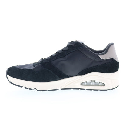 Skechers UNO - Vintage Dayz 183053-BLK Mens Black Lifestyle Sneakers Shoes