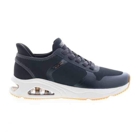 Skechers Tres Air Uno Necessairy 183093 Mens Black Lifestyle Sneakers Shoes