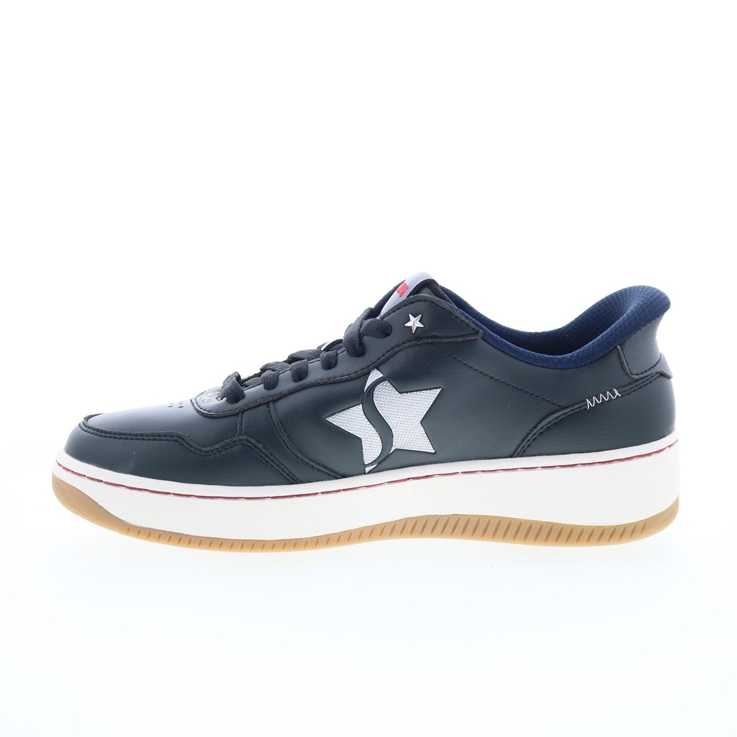 Skechers Slip-Ins Sport Court 2.0 Studded Star Womens Black Sneakers Shoes