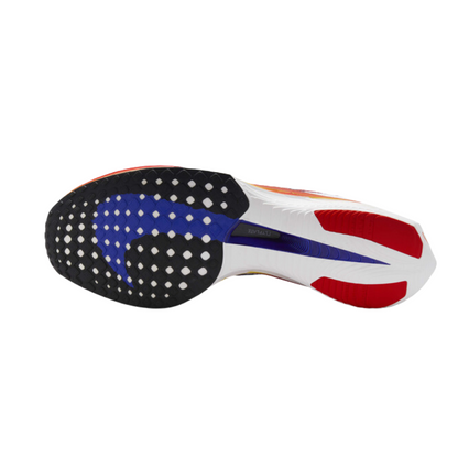 ZoomX Vaporfly Next% 3 Flyknit Premium Men's :White | Habanero Red