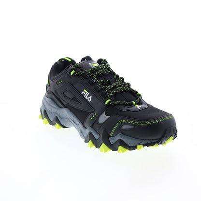 Fila Oakmont Trail 1JM00845-007 Mens Black Leather Athletic Hiking Shoes