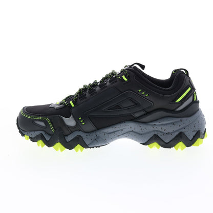 Fila Oakmont Trail 1JM00845-007 Mens Black Leather Athletic Hiking Shoes