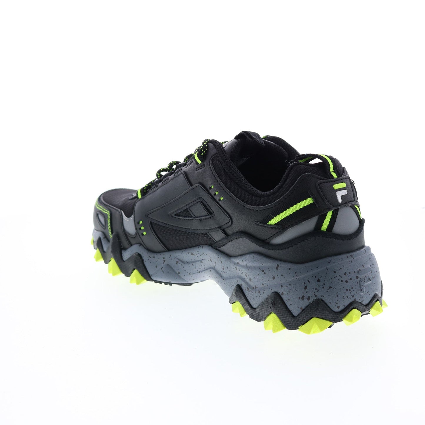 Fila Oakmont Trail 1JM00845-007 Mens Black Leather Athletic Hiking Shoes