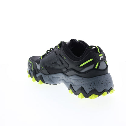 Fila Oakmont Trail 1JM00845-007 Mens Black Leather Athletic Hiking Shoes