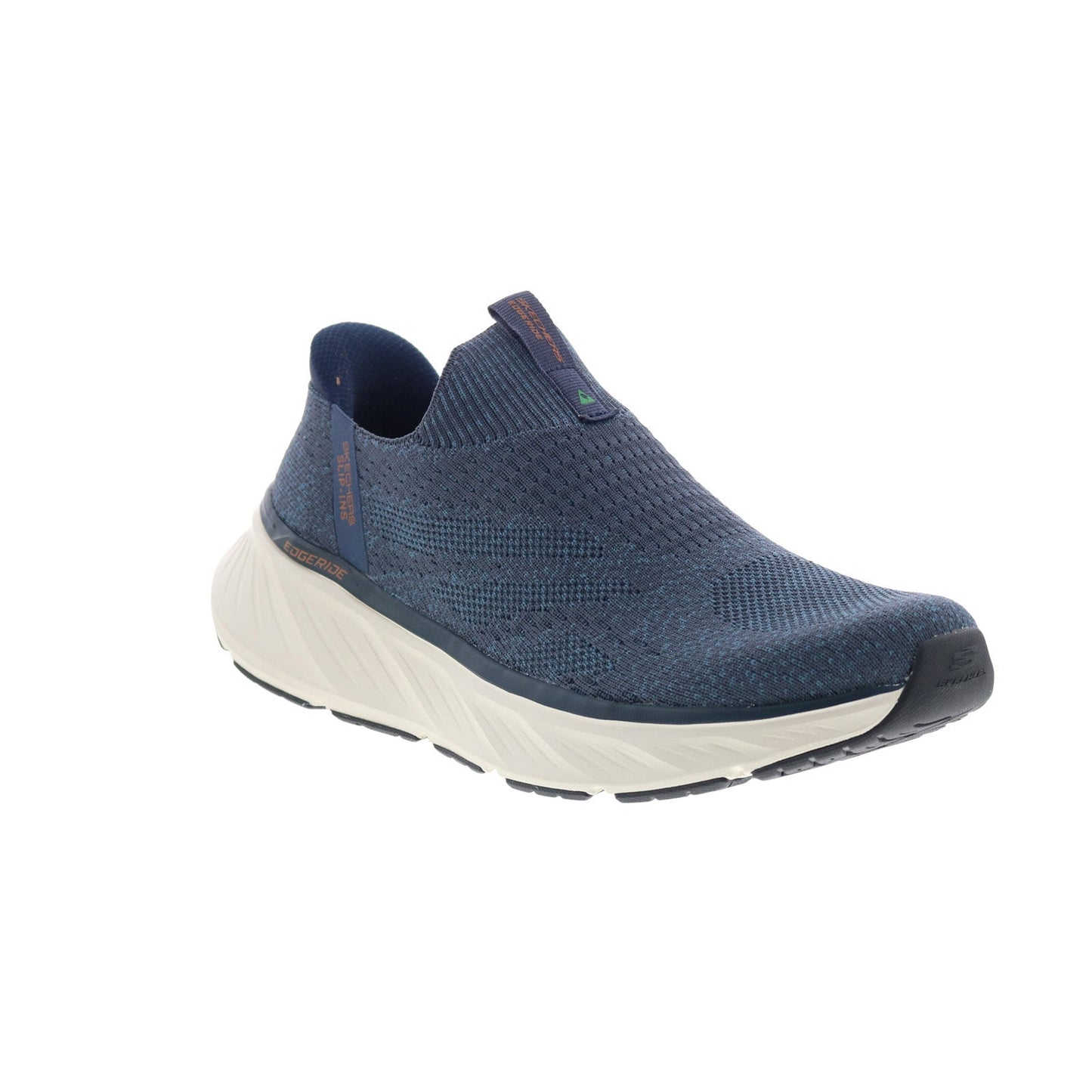 Skechers Relaxed Fit Edgeride Commissioner Mens Blue Sneakers Shoes