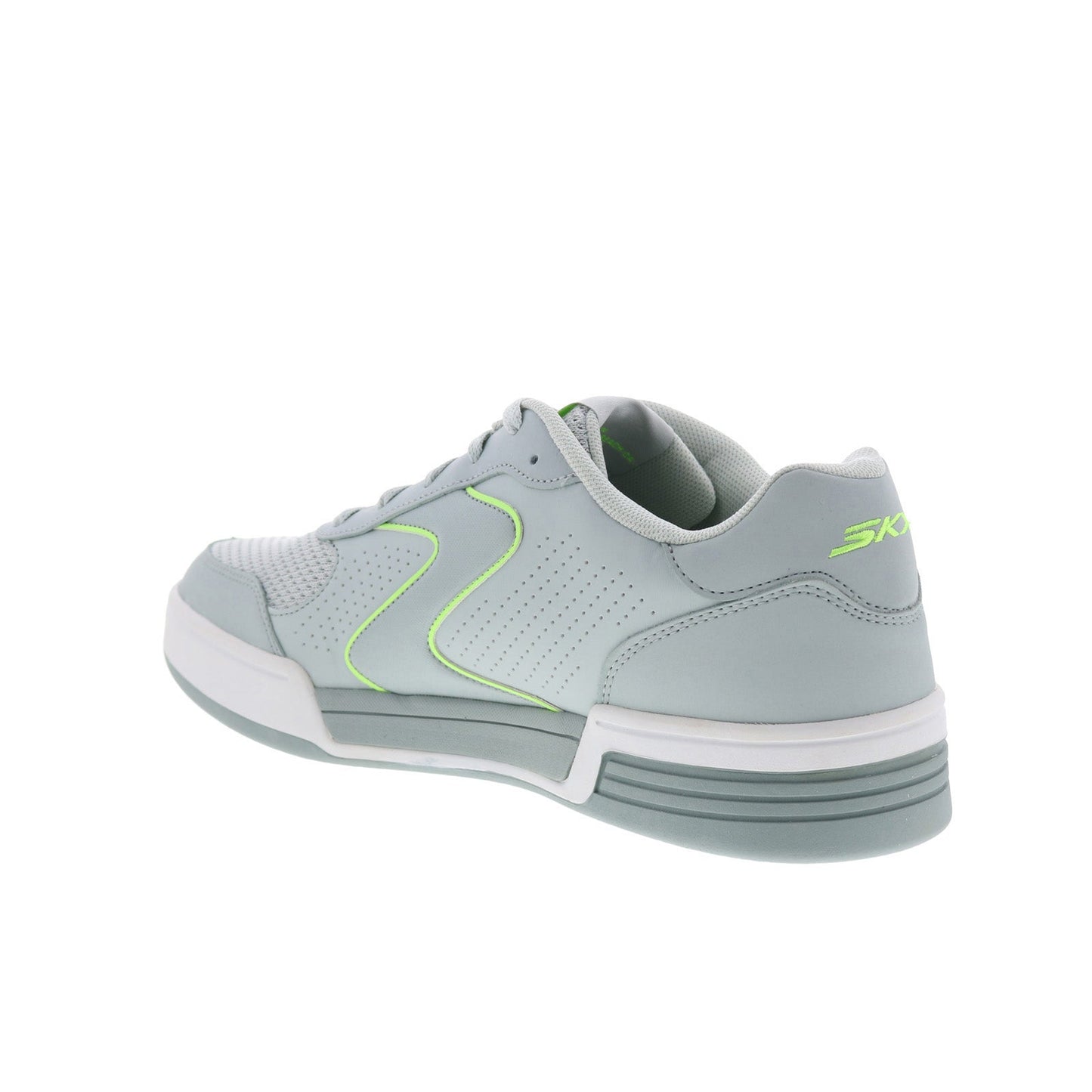 Skechers Viper Court Classic 246106-GYLM Mens Gray Athletic Pickleball Shoes