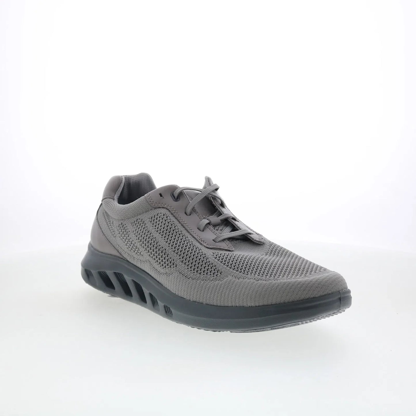 Johnston & Murphy 25-0679 Mens Gray Canvas Lace Up Lifestyle Sneakers Shoes