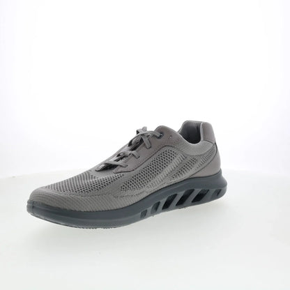 Johnston & Murphy 25-0679 Mens Gray Canvas Lace Up Lifestyle Sneakers Shoes