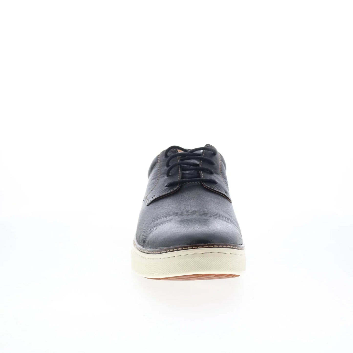 Johnston & Murphy 25-2985 Mens Black Leather Lifestyle Sneakers Shoes