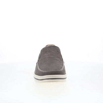 Johnston & Murphy 25-3759 Mens Gray Faux Leather Lifestyle Sneakers Shoes