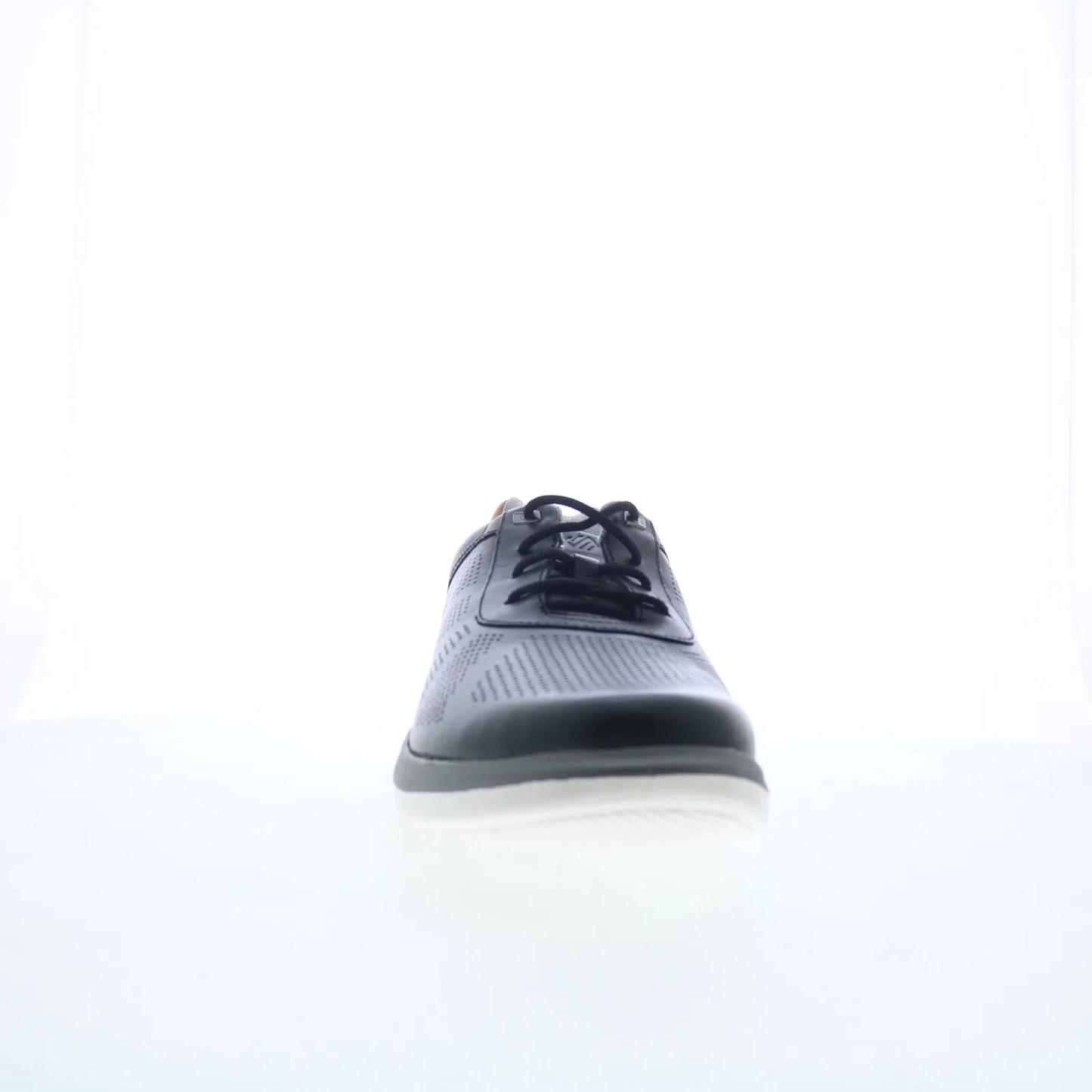 Johnston & Murphy 25-3821 Mens Black Leather Lifestyle Sneakers Shoes