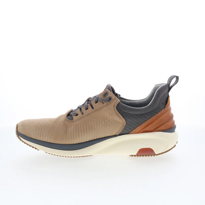 Johnston & Murphy 25-6566 Mens Brown Leather Lifestyle Sneakers Shoes