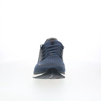 Johnston & Murphy 25-6599 Mens Blue Canvas Lace Up Lifestyle Sneakers Shoes