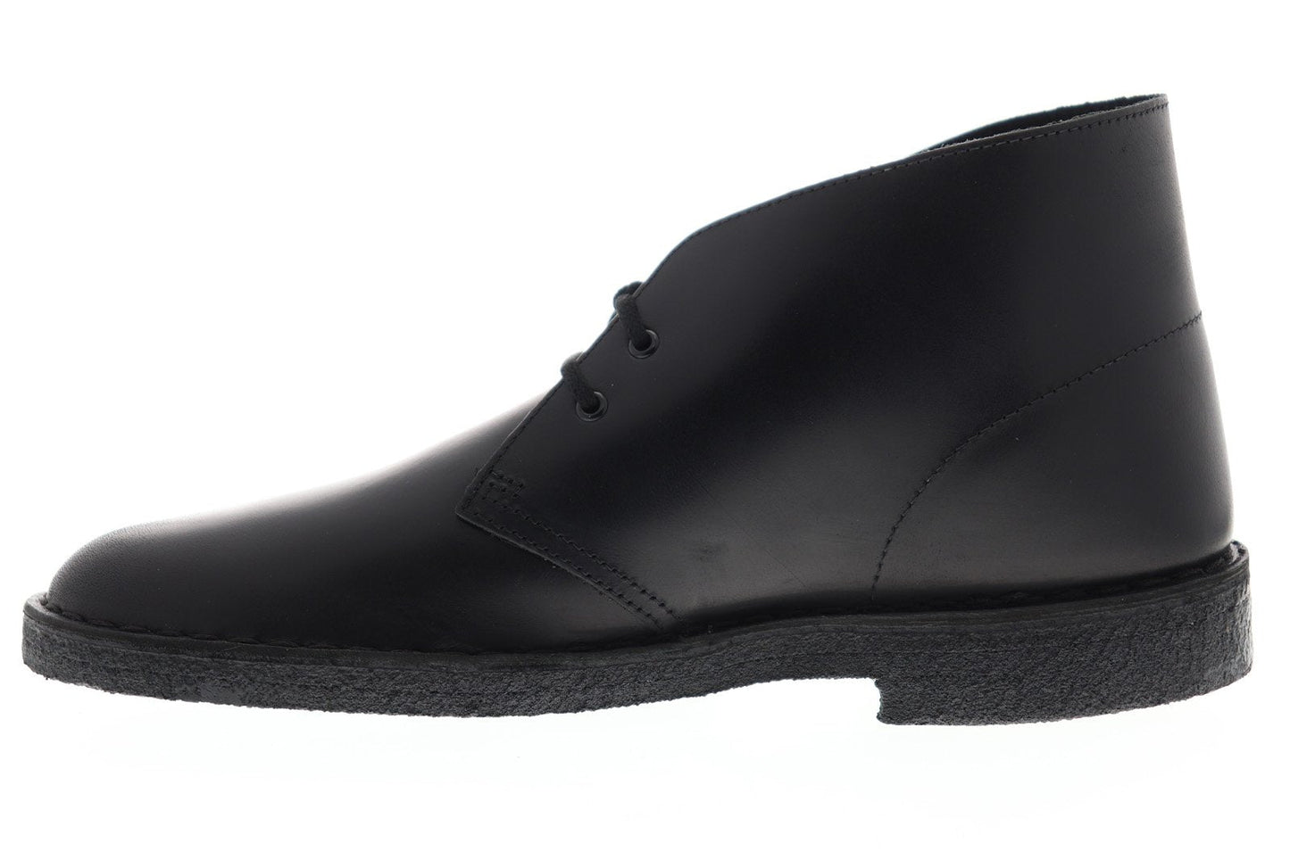 Clarks Desert Boot 26144225 Mens Black Leather Lace Up Chukkas Boots