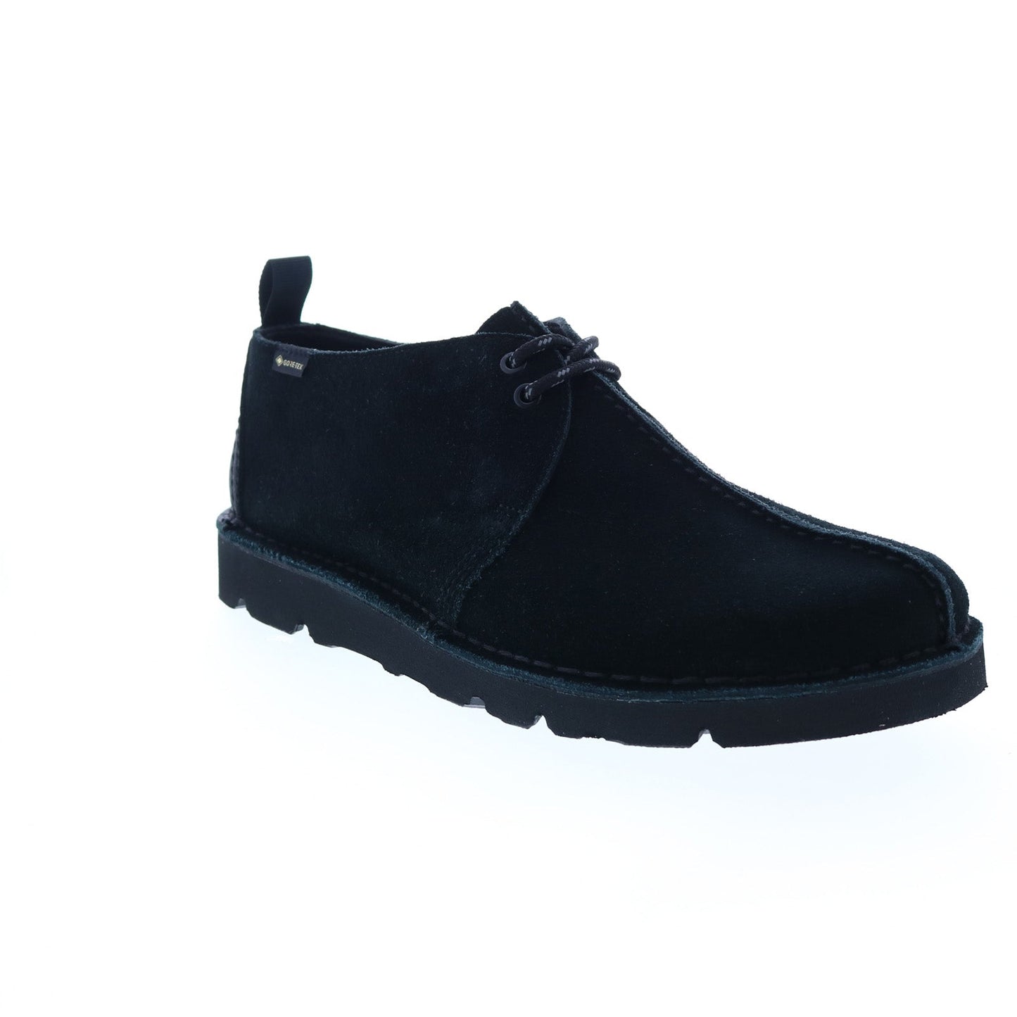 Clarks Desert Trek Gore-Tex GTX 26165030 Mens Black Suede Oxfords Casual Shoes